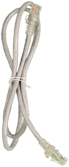 A grey network cable